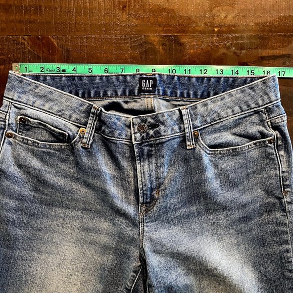 Bohemian Upcycled Artisan Jeans Handpainted Aztec Distressed Denim - Picture 5 of 17